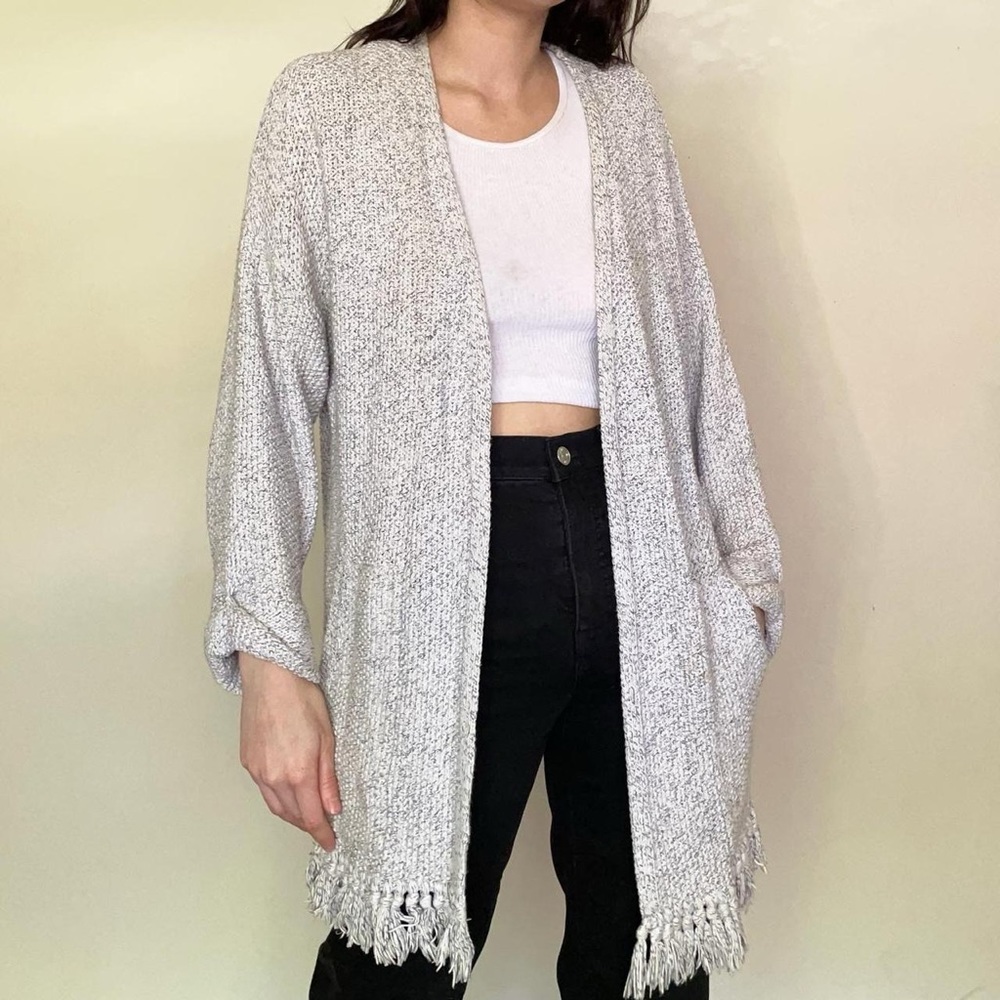 Madewell fringe cardigan